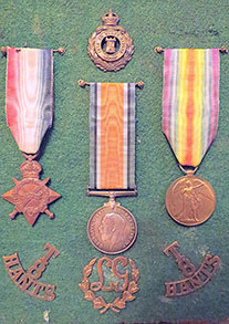 Medal Trio - 1914-15 Star, British War Medal, Victory Medal - Pip, Squeak and Wilfred